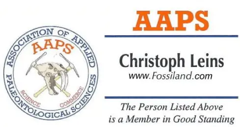 Fossilienankauf_Qualitästversprechen_AAPS